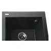 Гранітна мийка Globus Lux LAMA 410х500-А0002, чорний- Фото 4